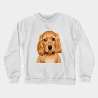 Cocker Spaniel Illustration Crewneck Sweatshirt